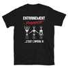 T-shirt Provence noir - On ouvre une bouteille de Rosé pardi