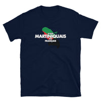 Thumbnail for T-shirt Martinique marine dos - Martiniquais pas Français