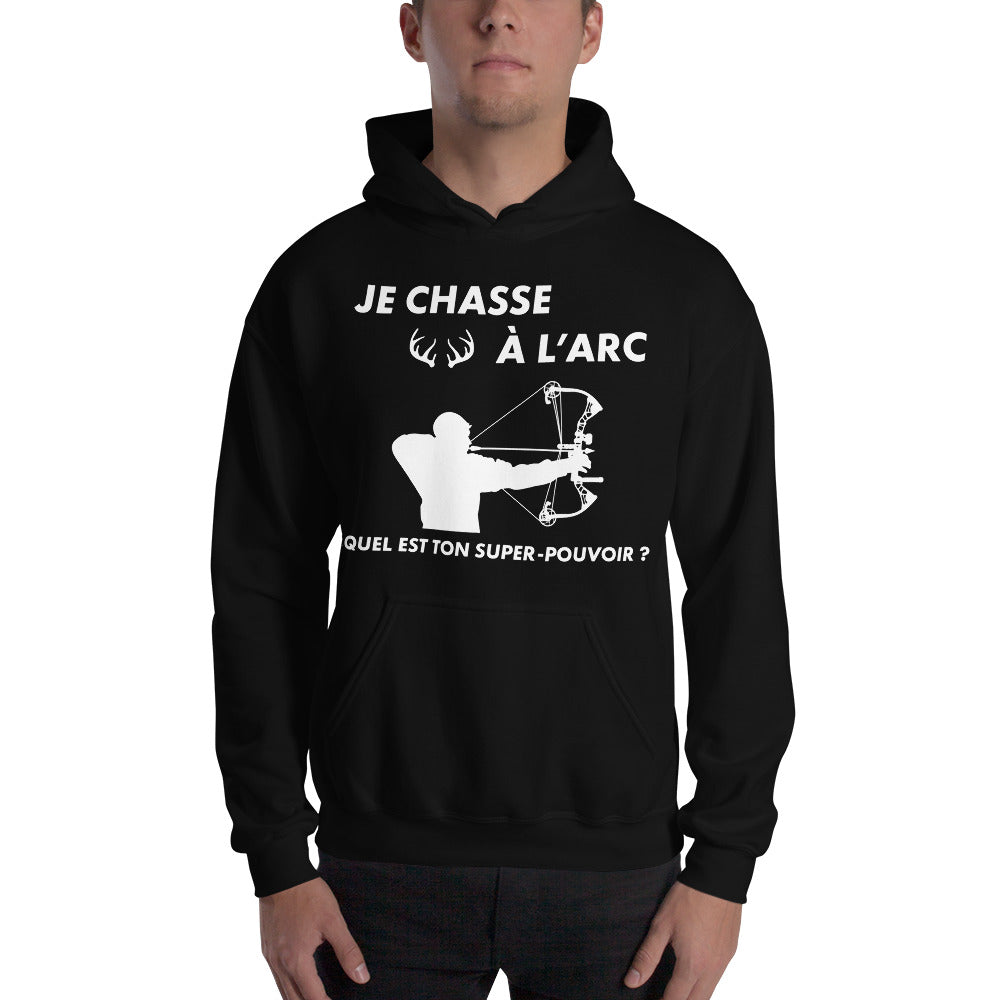 Chasseur à l'Arc superpouvoir - Sweatshirth à capuche - Ici & Là - T-shirts & Souvenirs de chez toi