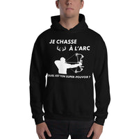 Thumbnail for Chasseur à l'Arc superpouvoir - Sweatshirth à capuche - Ici & Là - T-shirts & Souvenirs de chez toi