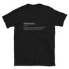 T-shirt Italie noir - Définition humoristique de l'italien