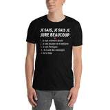 Je jure beaucoup - Portugal - T-shirt Standard - Ici & Là - T-shirts & Souvenirs de chez toi