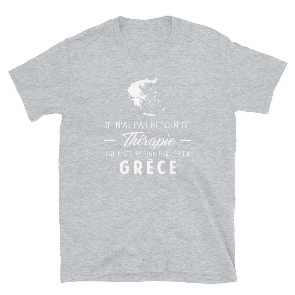 Thérapie Grèce - T-shirt Standard - Ici & Là - T-shirts & Souvenirs de chez toi