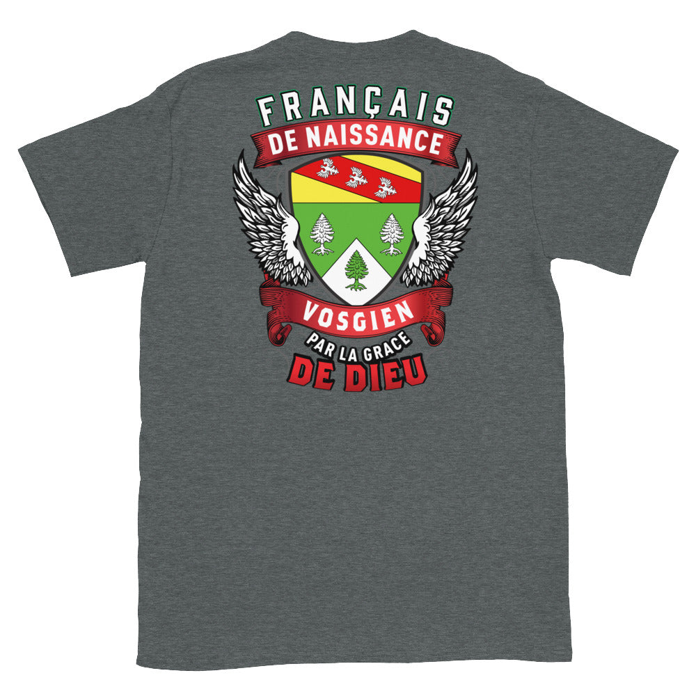 T-shirt Belge gris foncé - Français, Belge, Suisse, Canadien de naissance