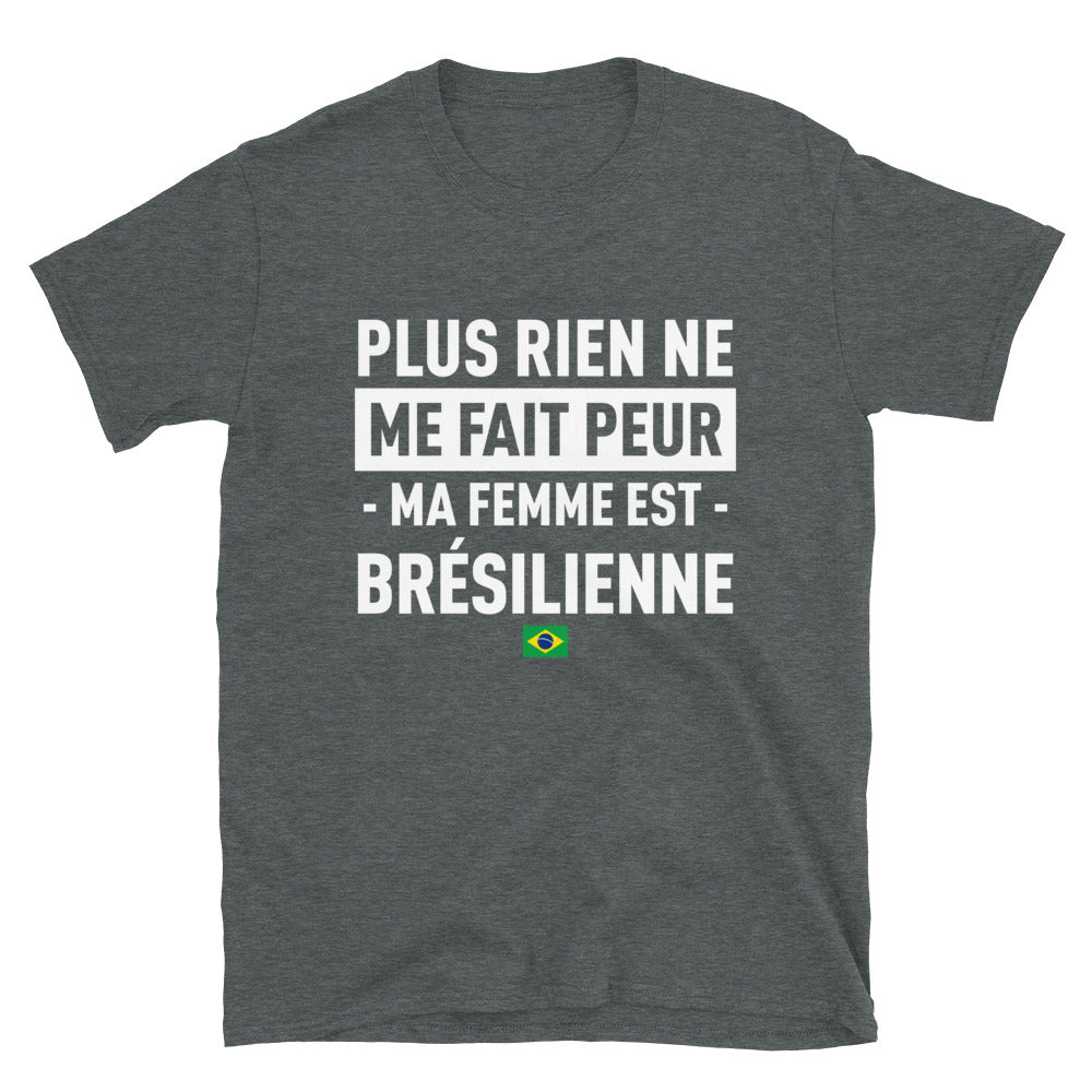 T-shirt Brésil gris foncé - Plus rien ne me fait peur