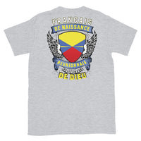 Thumbnail for T-shirt Réunion gris sportif - texte humoristique sur les origines