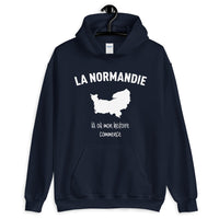 Thumbnail for Sweatshirt Normandie bleu marine - La Normandie là où mon histoire commence