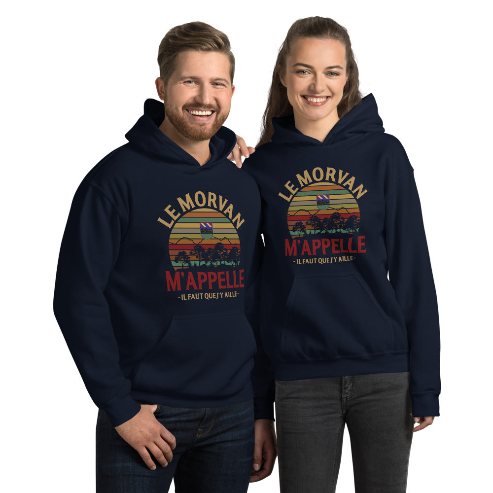 Le Morvan m'appelle, il faut que j'y aille - Sweatshirt à capuche - Ici & Là - T-shirts & Souvenirs de chez toi
