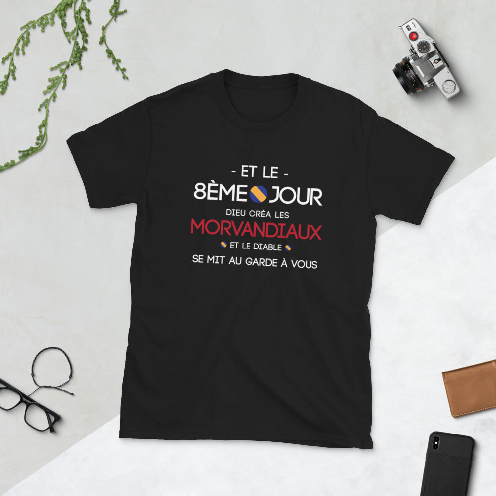 T-shirt Bourgogne bleu marine - Morvandiaux et le diable
