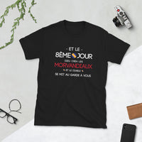 Thumbnail for T-shirt Bourgogne bleu marine - Morvandiaux et le diable