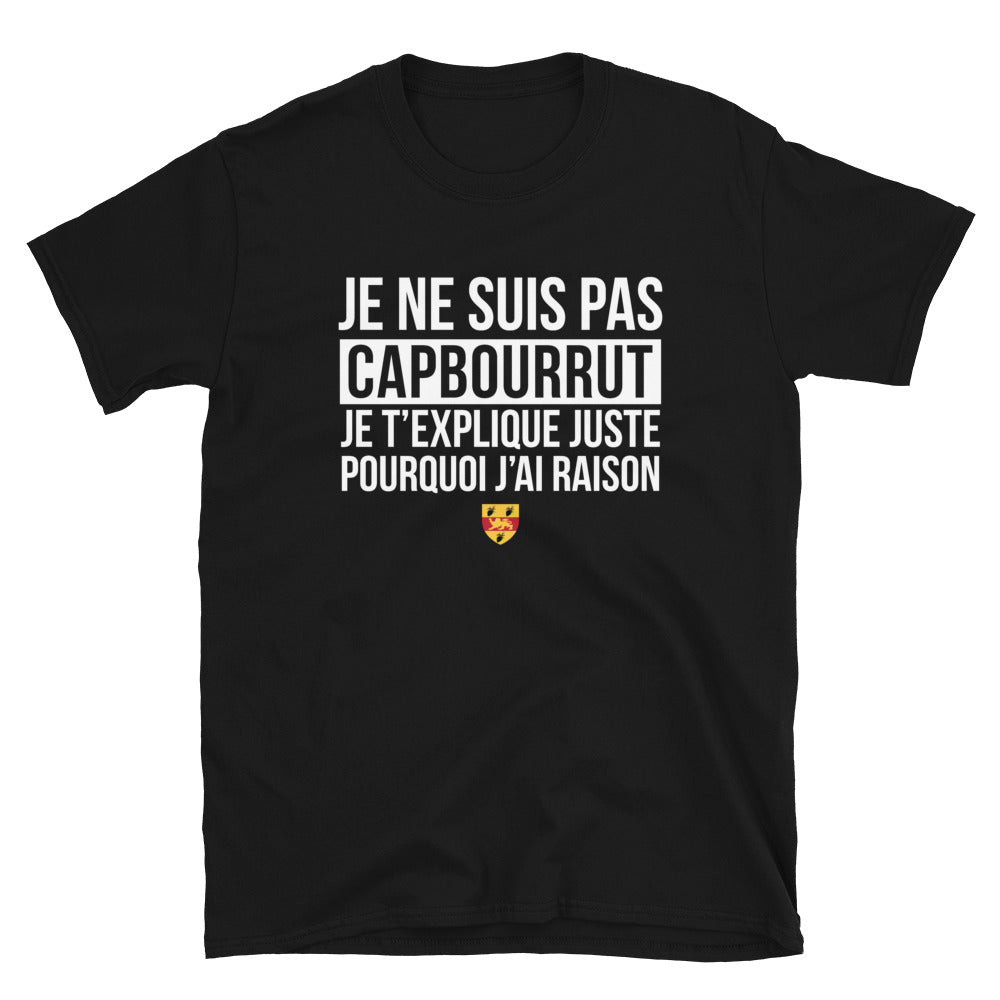 T-shirt Landais noir - Je ne suis pas Capbourrut