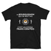 T-shirt Bourgogne noir - Le gars qui ne boit pas c'est un espion
