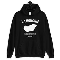 Thumbnail for Sweatshirt Hongrie noir - Mon histoire commence avec humour