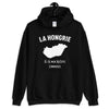 Sweatshirt Hongrie noir - Mon histoire commence avec humour