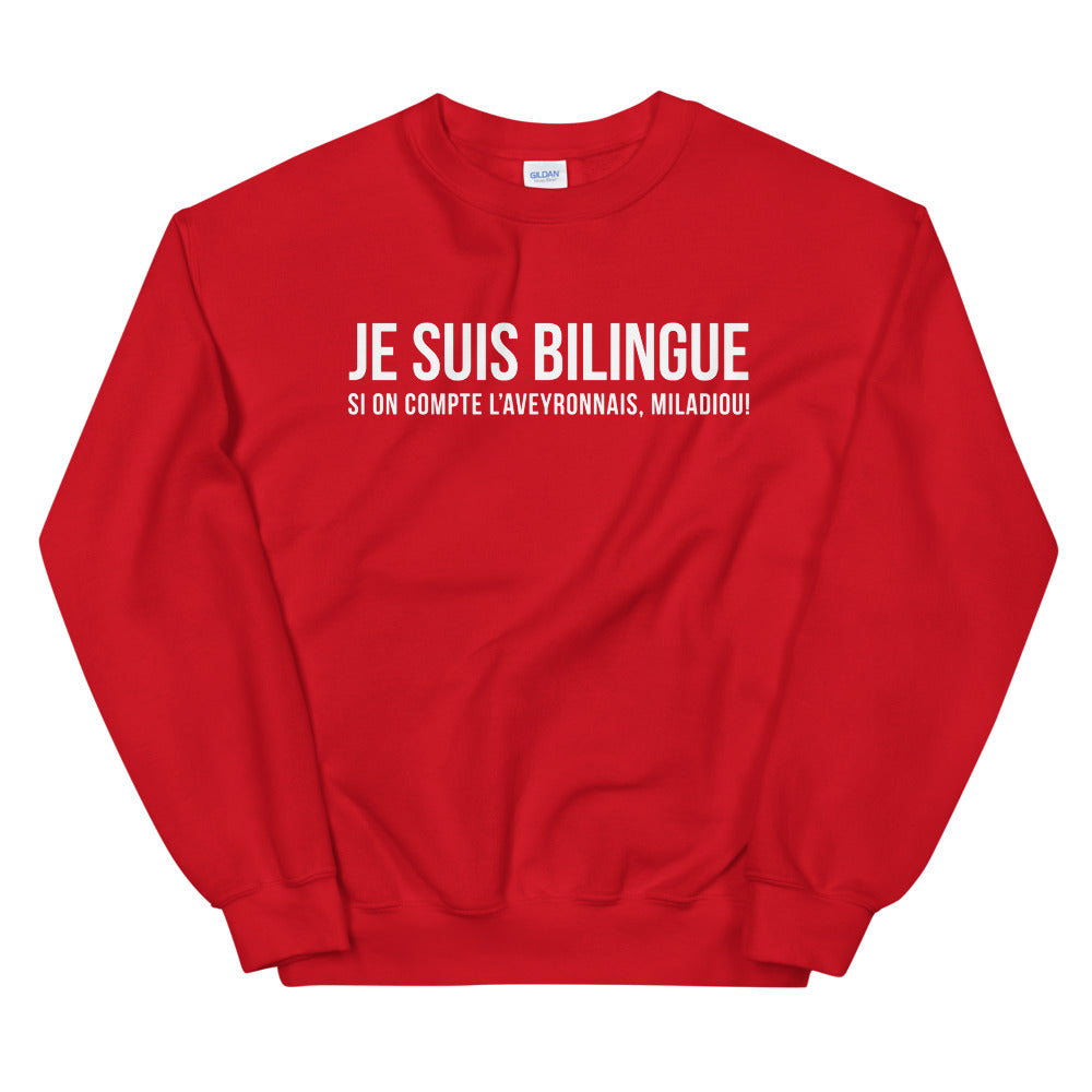 Bilingue Aveyronnais - Sweatshirt - Ici & Là - T-shirts & Souvenirs de chez toi