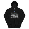 Sweatshirt La Réunion noir - La Réunion est née en moi