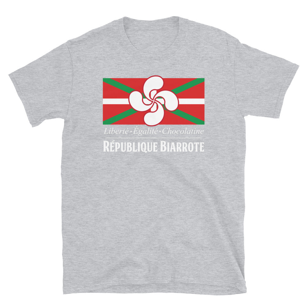 T-shirt Biarritz gris sport - Fierté locale et confort