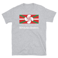 Thumbnail for T-shirt Biarritz gris sport - Fierté locale et confort