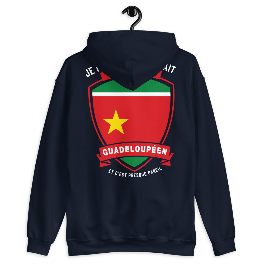 Sweatshirt Guadeloupéen bleu marine - Confort et fierté locale