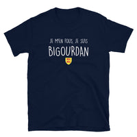 Thumbnail for T-shirt Bigourdan noir dos - Je m'en fous je suis Bigourdan