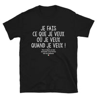 Thumbnail for T-shirt Italie noir - Je fais ce que je veux mais ma femme est Italienne
