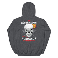 Thumbnail for Ne déconne pas avec les Normands, ils n'ont pas juste l'air fous - Sweatshirt à capuche - Ici & Là - T-shirts & Souvenirs de chez toi