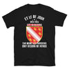 T-shirt Alsace noir - Humour sur le 8e jour de Dieu