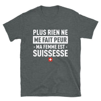 Thumbnail for T-shirt Suisse bleu marine - Ma femme est ma force