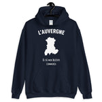 Auvergne là où mon histoire commence - Sweatshirt à capuche - Ici & Là - T-shirts & Souvenirs de chez toi