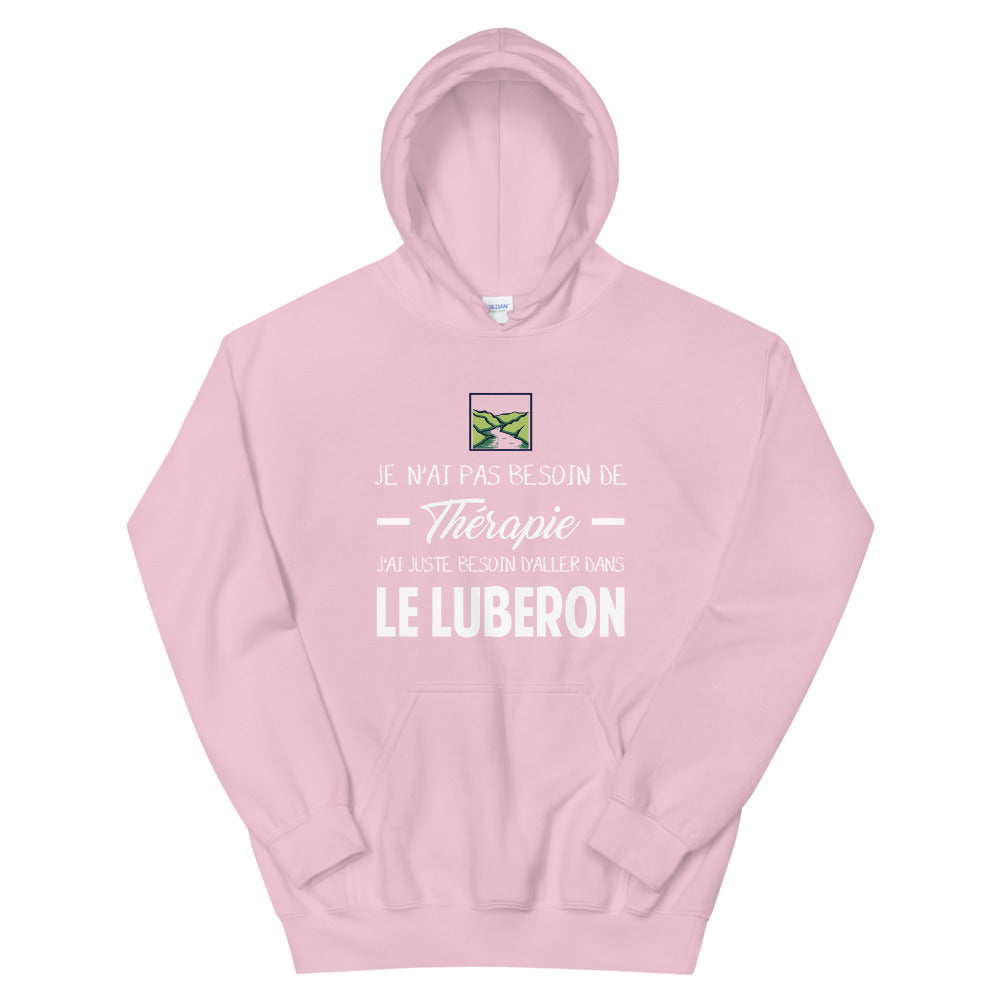 Sweatshirt Luberon noir - Confort et humour en Provence