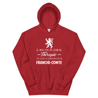 Thumbnail for Sweatshirt Franche-Comté bleu marine dos - Pas besoin de thérapie