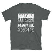 Thumbnail for DÉsolé ce type est pris par une Savoyarde - Savoie - T-shirt Standard - Ici & Là - T-shirts & Souvenirs de chez toi