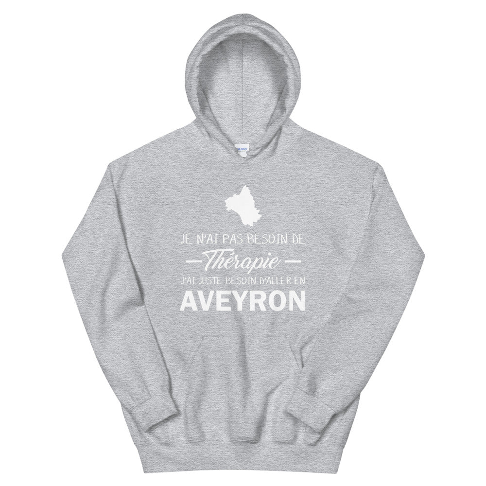 Thérapie Aveyron - Sweatshirt à capuche - Ici & Là - T-shirts & Souvenirs de chez toi