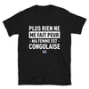 T-shirt Congo noir - Plus rien ne me fait peur ma femme est