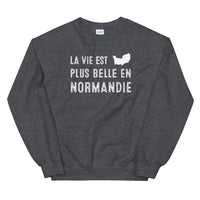 Thumbnail for La vie est plus belle en Normandie - Sweatshirt - Ici & Là - T-shirts & Souvenirs de chez toi