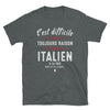 T-shirt Italie noir - C'est difficile d'avoir toujours raison