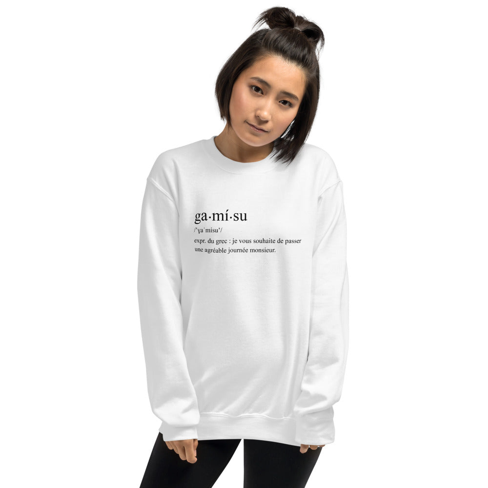 Definition Gamisu Grec - Sweatshirt - Ici & Là - T-shirts & Souvenirs de chez toi