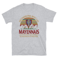 Thumbnail for T-shirt Mayennais gris foncé - Déconne pas avec humour