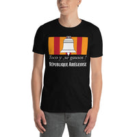Thumbnail for T-shirt Ariège bleu marine - Toco y se gausos avec humour local