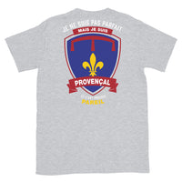 Thumbnail for T-shirt Provence bleu marine dos - Je ne suis pas parfait mais je suis Provençal