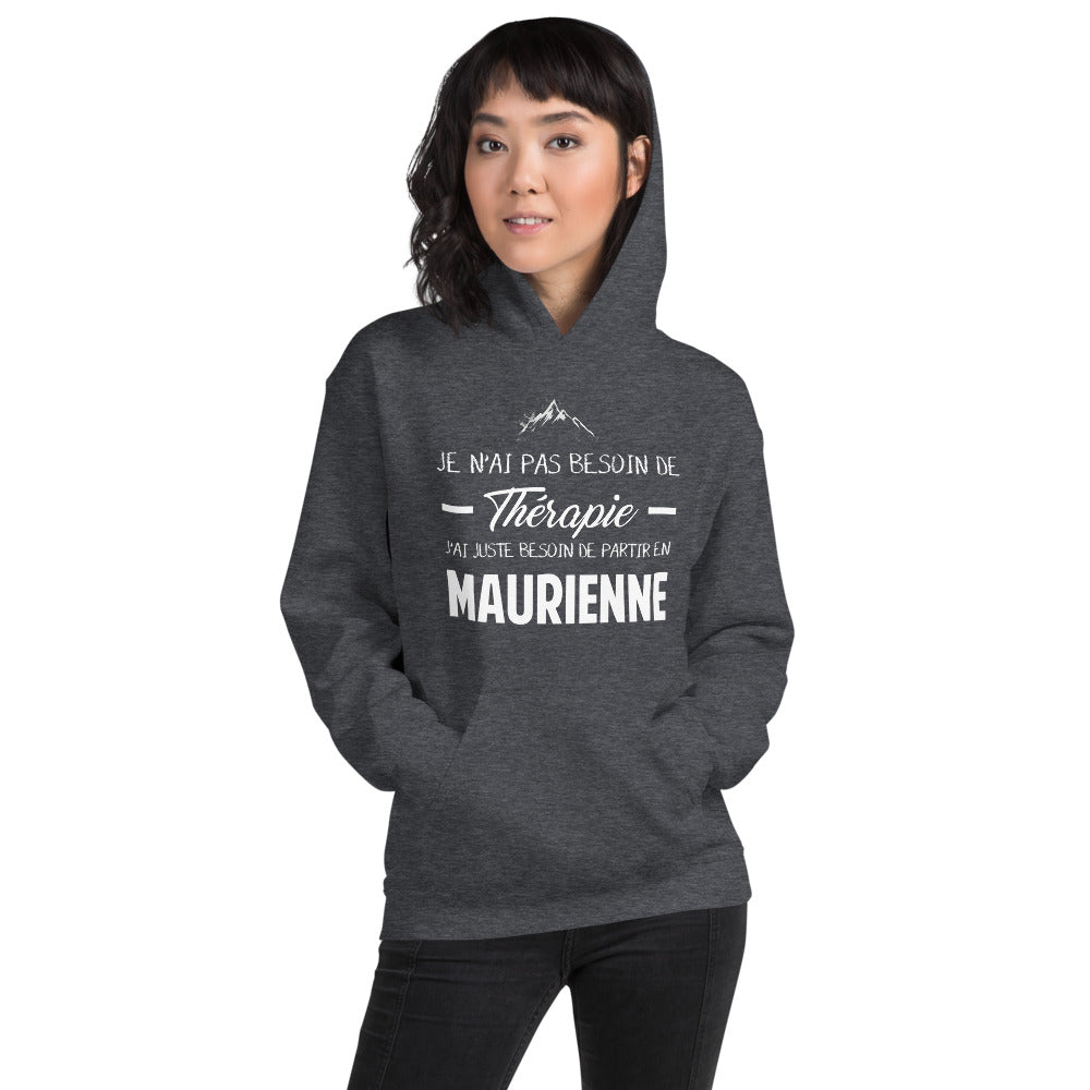 Thérapie Maurienne, Savoie - Sweatshirt à capuche - Ici & Là - T-shirts & Souvenirs de chez toi