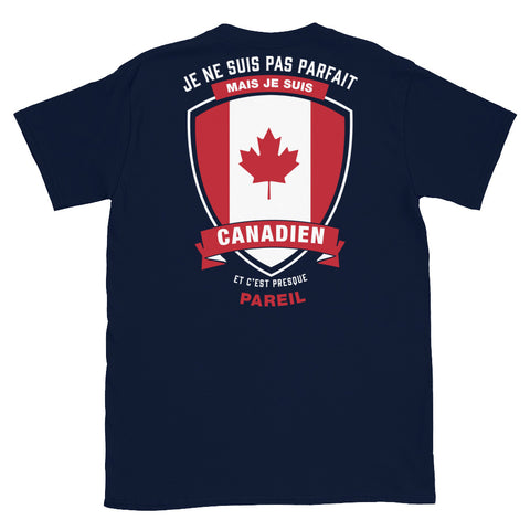 Parfait Canadien T-shirt Standard humour les Canadiens - Impression Dos - Ici & Là - T-shirts & Souvenirs de chez toi