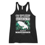 Martinique dans ma tête - Débardeur à Dos Nageur pour Femme - Ici & Là - T-shirts & Souvenirs de chez toi