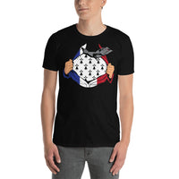 Thumbnail for T-shirt Bretagne bleu marine - Super héros breton avec humour