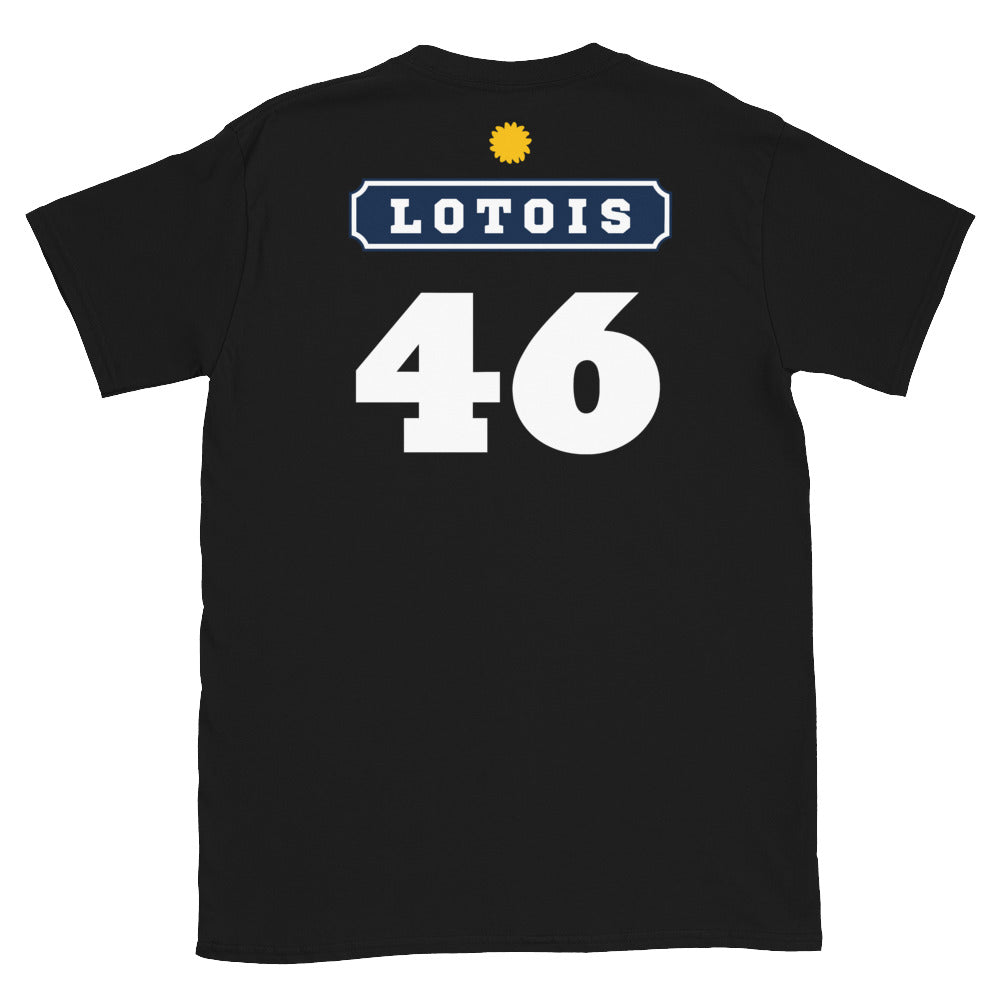 T-shirt Lotois 46 Pastis gris foncé chiné - design humoristique sur le Sud