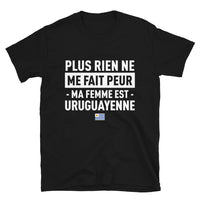 Thumbnail for T-shirt Uruguay noir - Plus rien ne me fait peur ma femme est