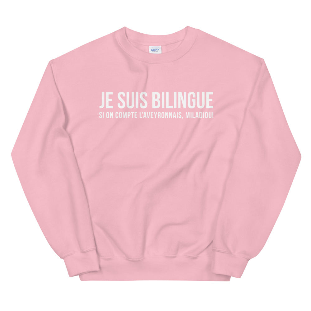 Bilingue Aveyronnais - Sweatshirt - Ici & Là - T-shirts & Souvenirs de chez toi