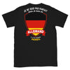T-shirt Allemagne noir - Je ne suis pas parfait mais.