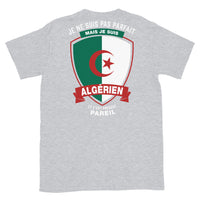 Thumbnail for T-shirt Algérien bleu marine dos - Je ne suis pas parfait mais