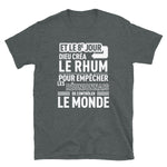 8e jour Dieu créa le Rhum pour empêcher les Réunionnais - T-shirt Standard - Ici & Là - T-shirts & Souvenirs de chez toi